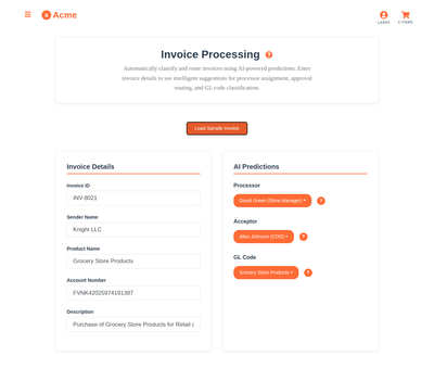 Invoice automation