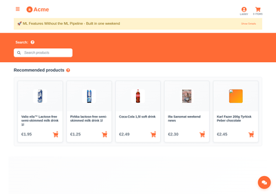 Personalized recommendations